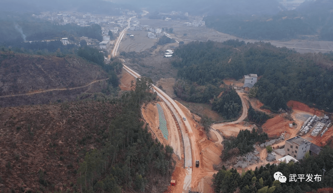 迎新春 提质效 展风采 元旦将通车！武平这段接线工程全力冲刺(图2)
